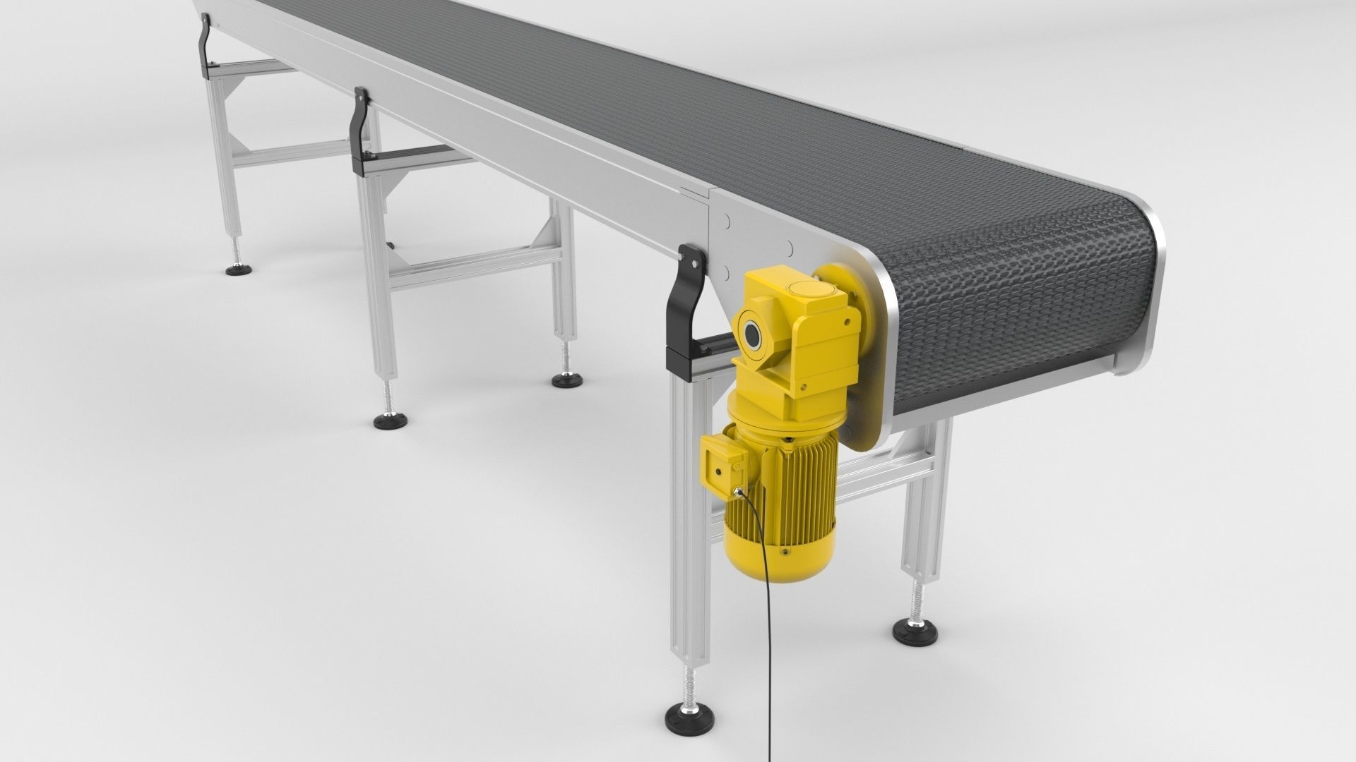 Conveyor Belt for Factory Fixed Dimention 3D model_5