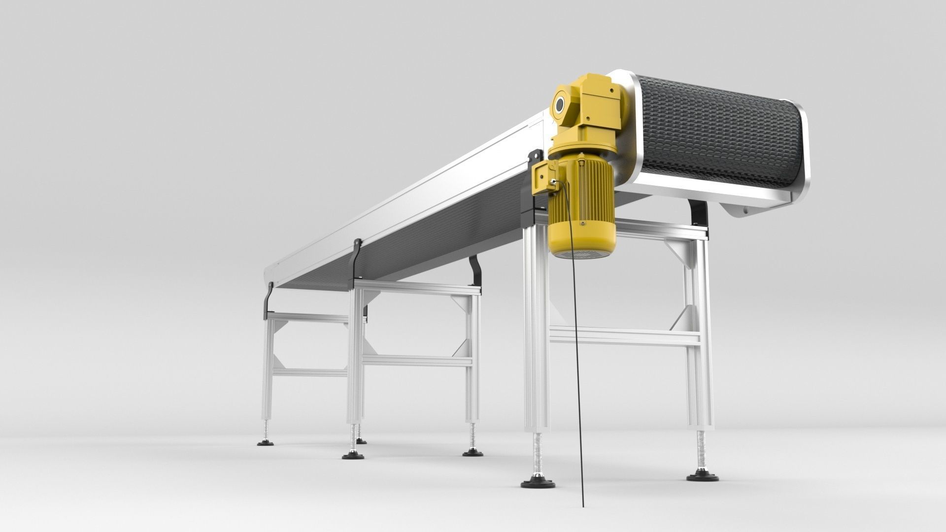 Conveyor Belt for Factory Fixed Dimention 3D model_7