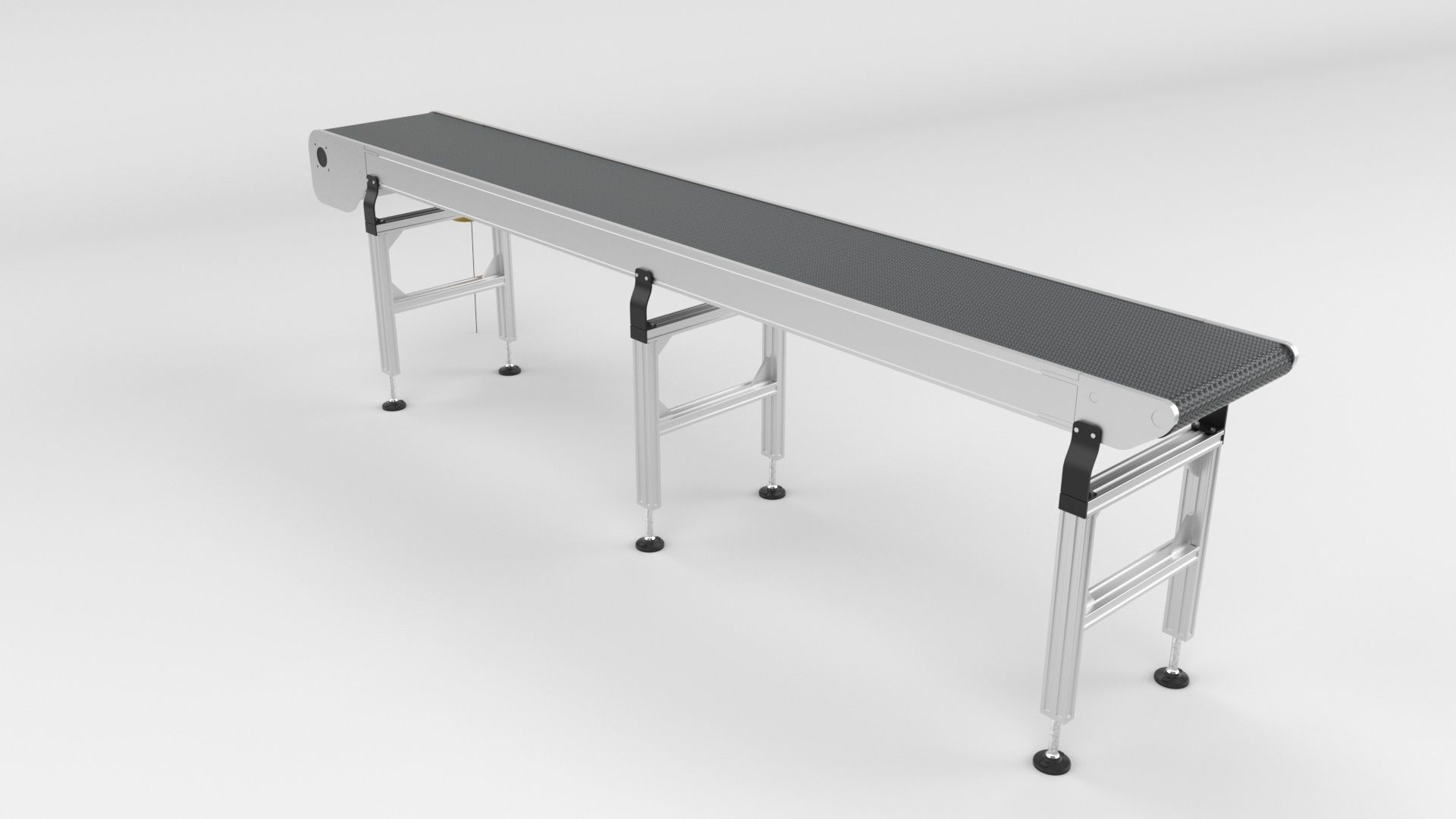 Conveyor Belt for Factory Fixed Dimention 3D model_3