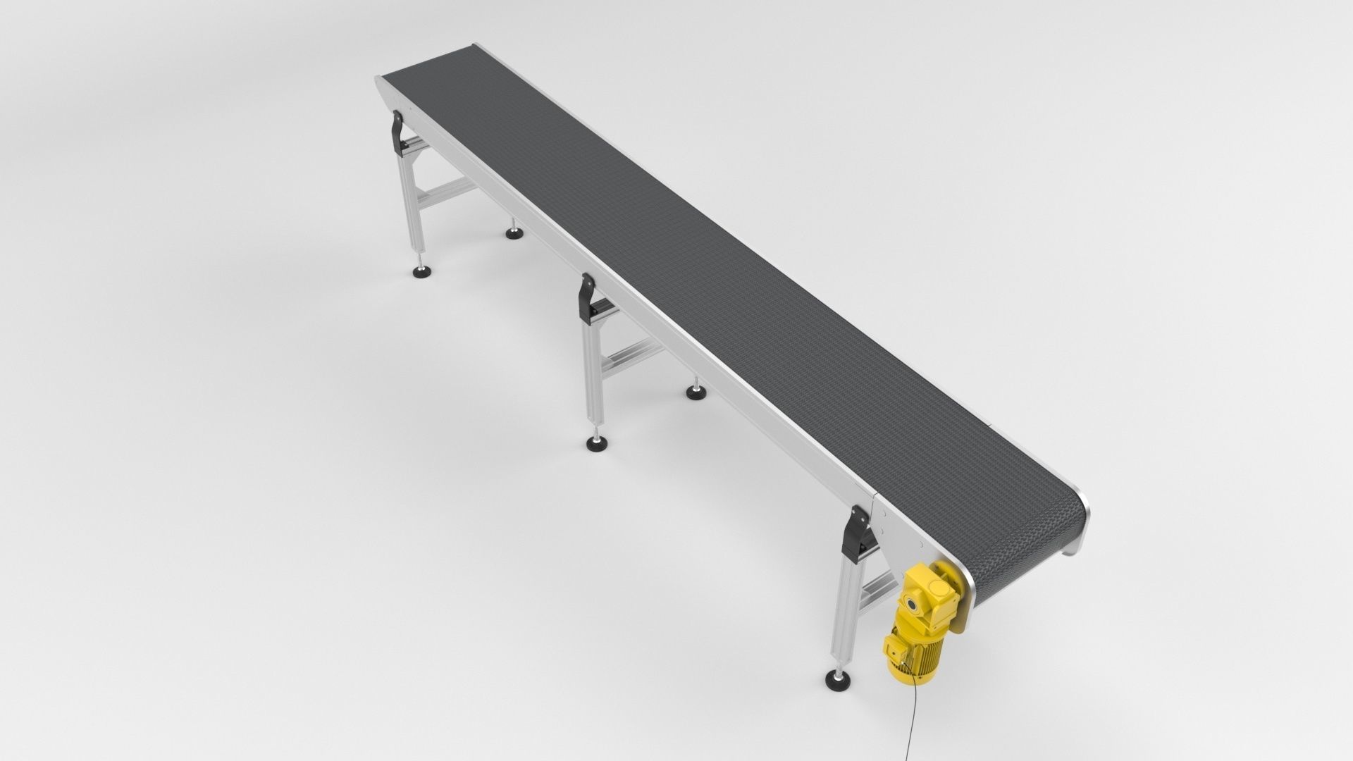 Conveyor Belt for Factory Fixed Dimention 3D model_6