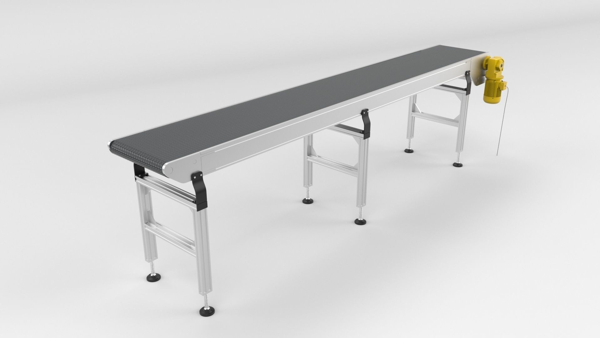Conveyor Belt for Factory Fixed Dimention 3D model_4