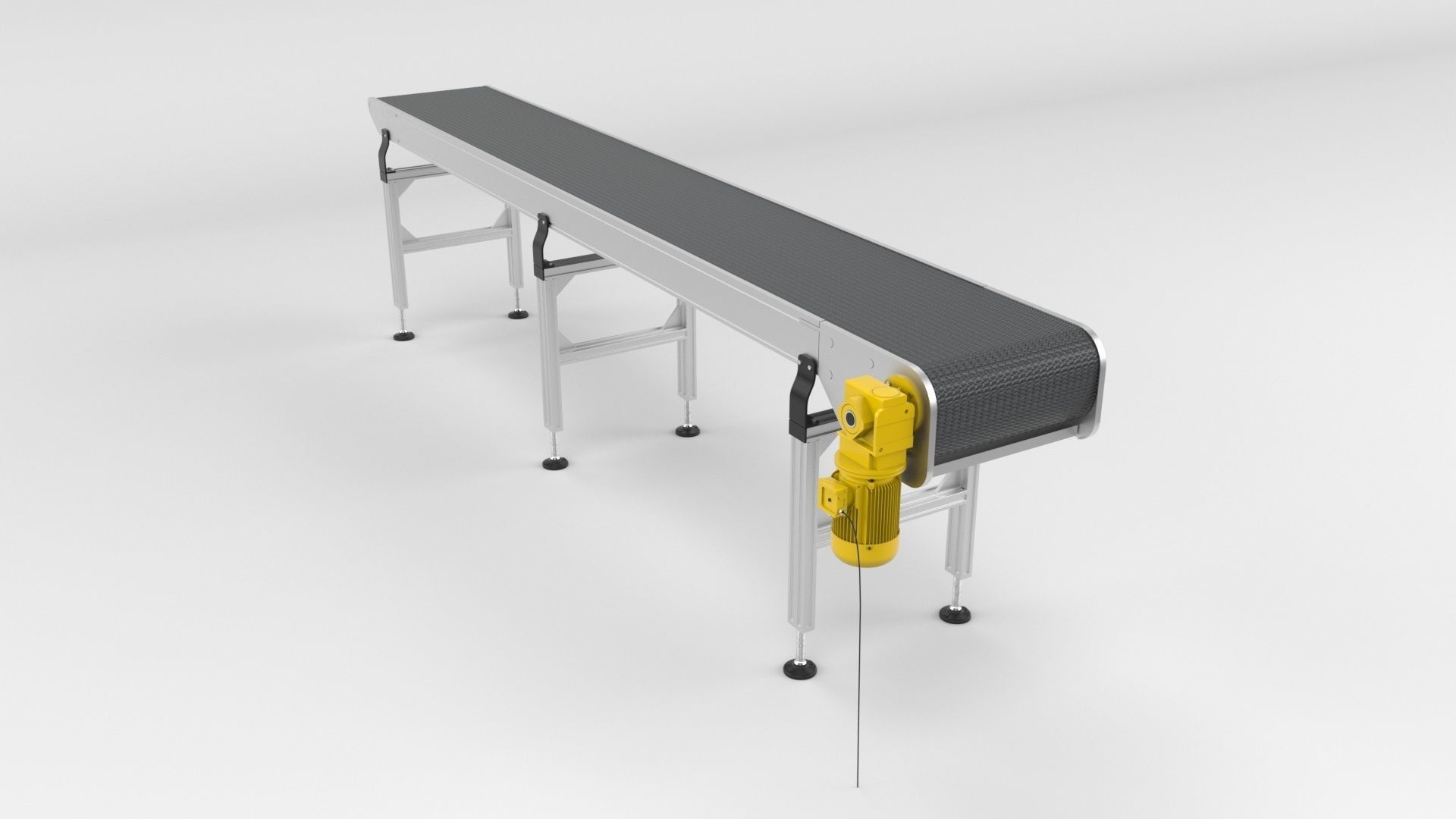 Conveyor Belt for Factory Fixed Dimention 3D model_1