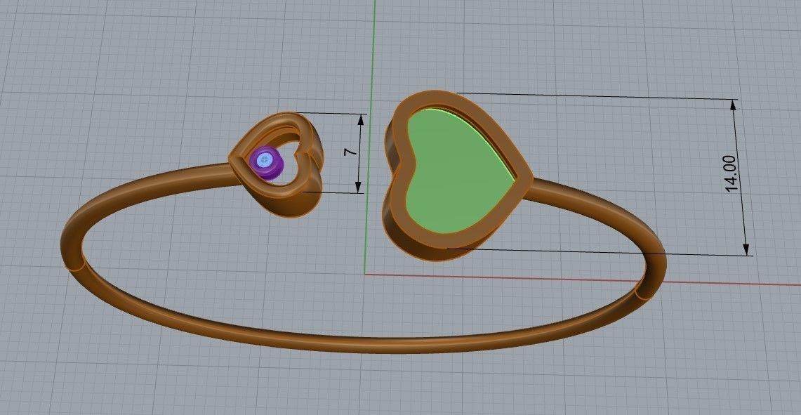 Bracelet Chopard 3D print model_1