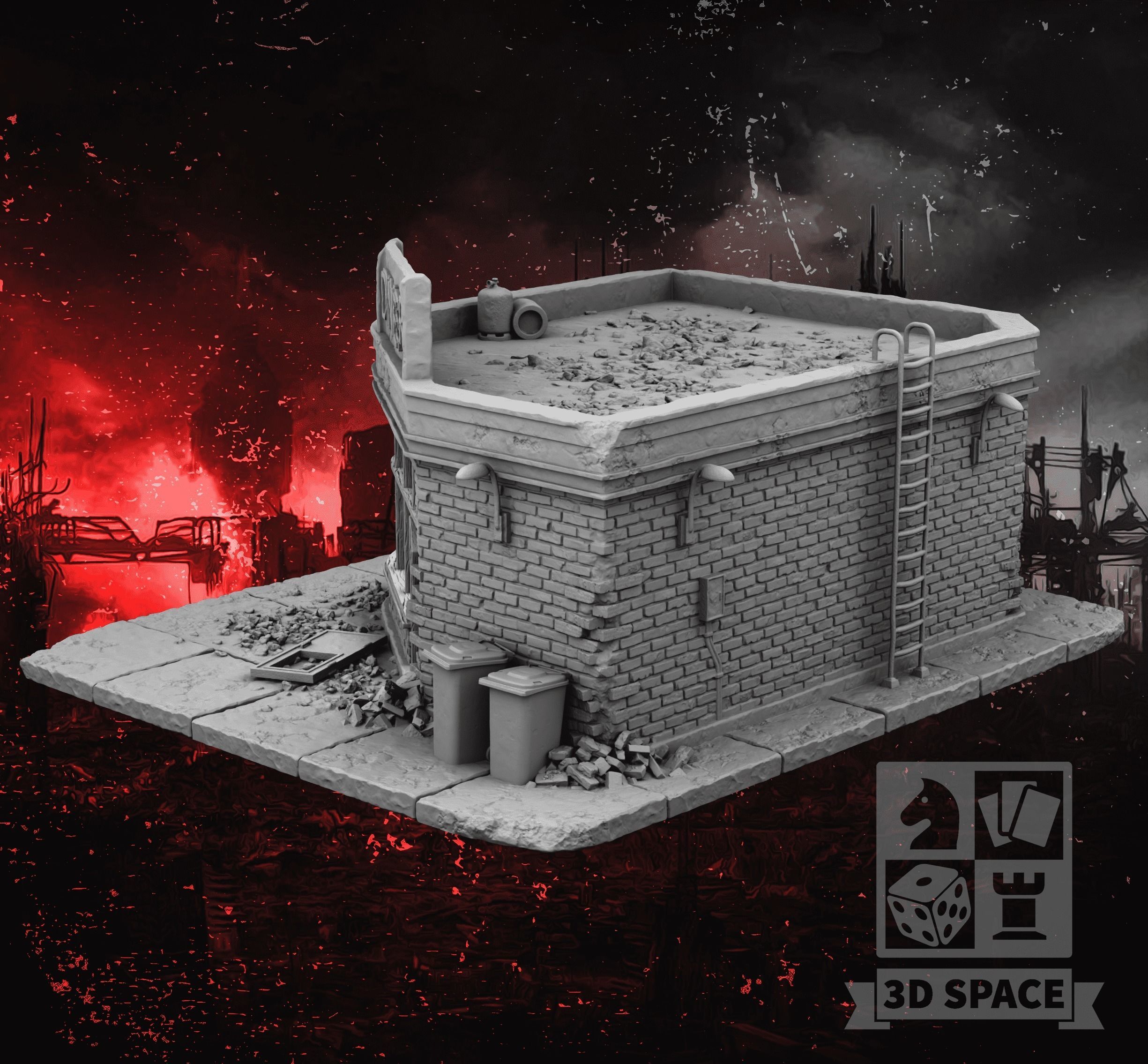 Diner 3D print model_2