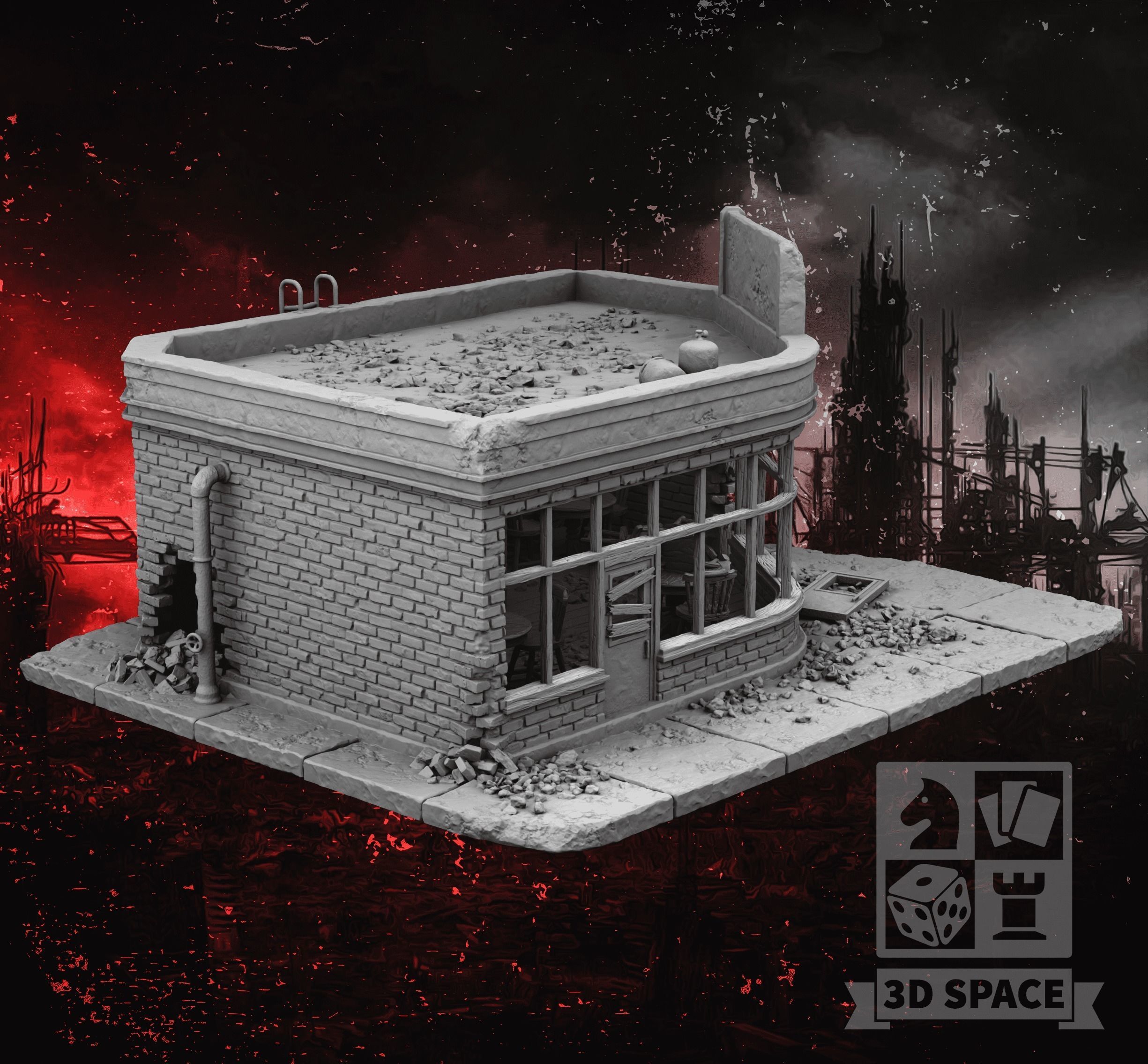 Diner 3D print model_1