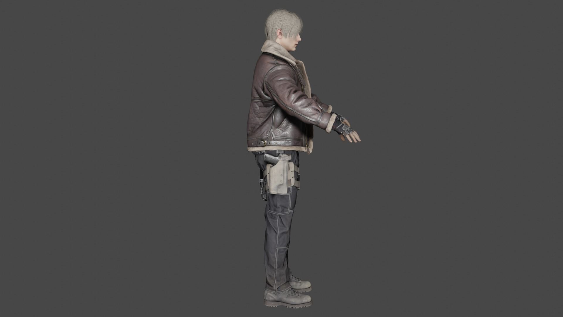 Leon Scott Kennedy 3D model_2