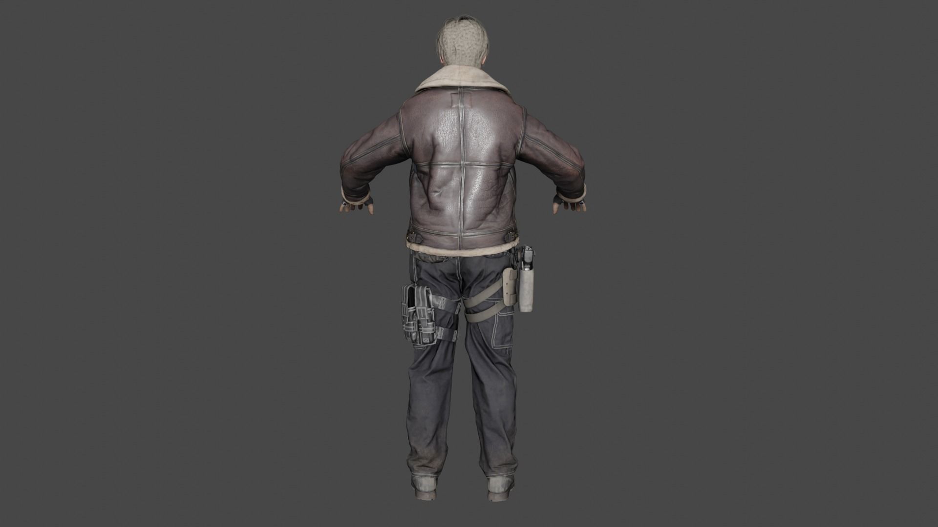 Leon Scott Kennedy 3D model_4