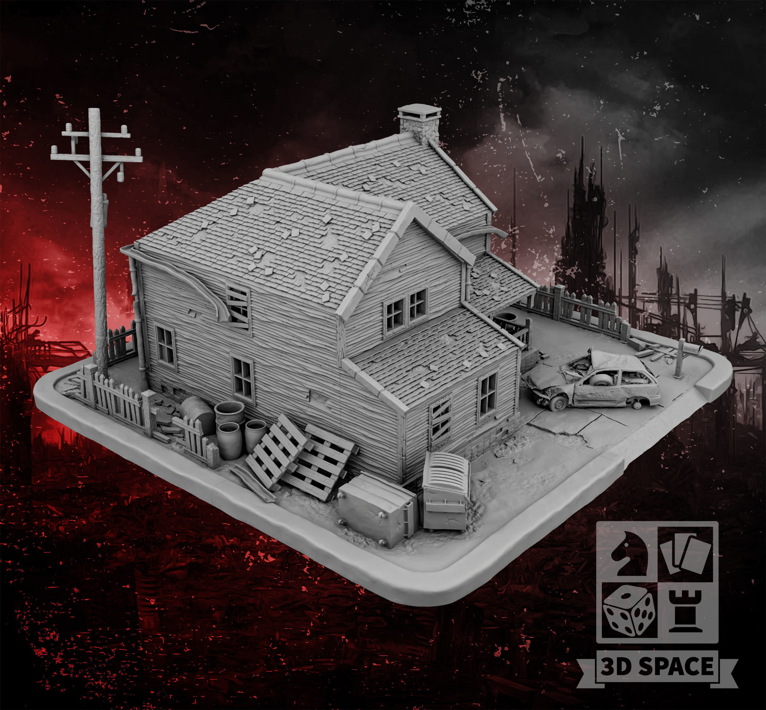 Cottage 3D print model_2
