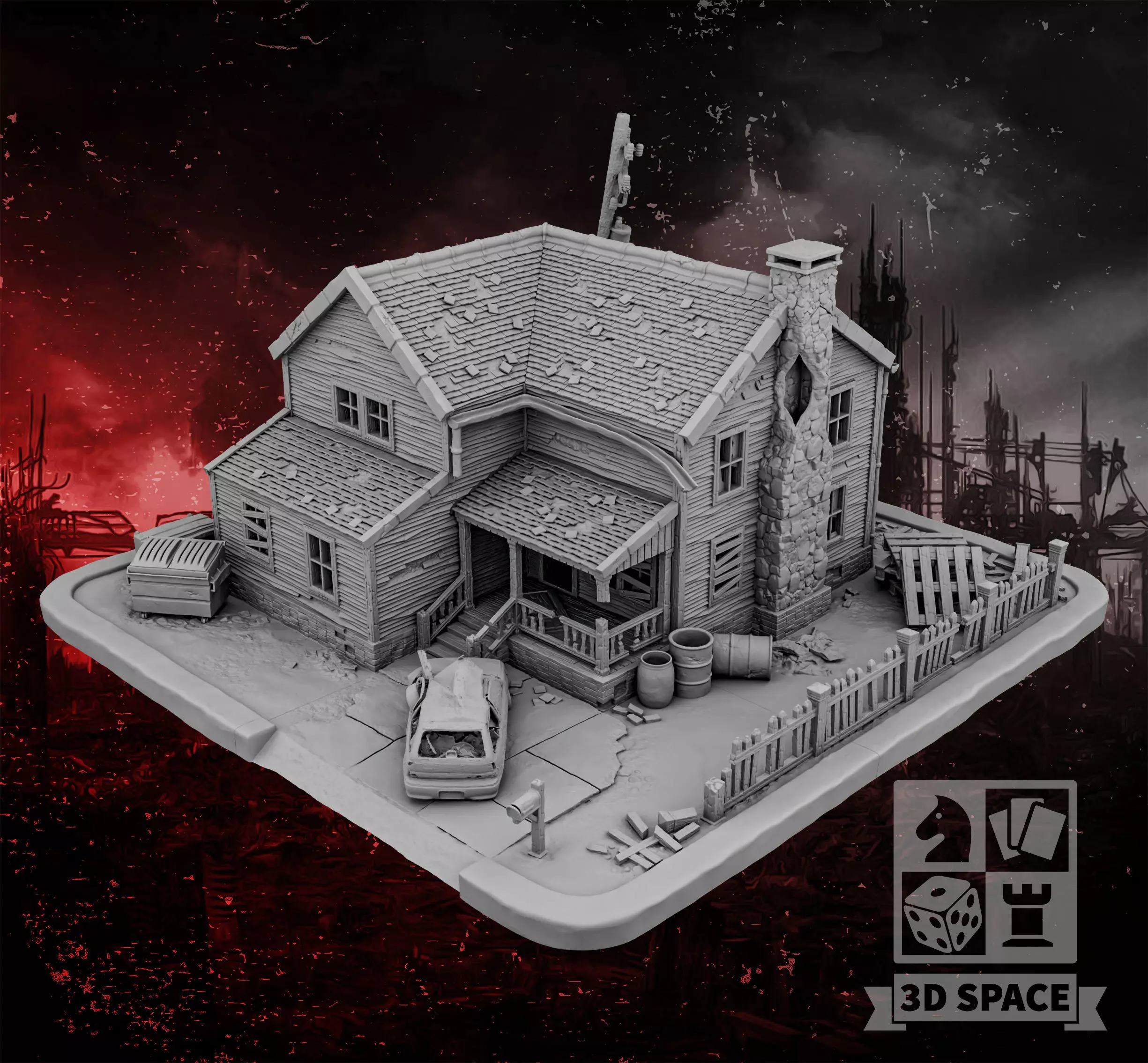 Cottage 3D print model_0