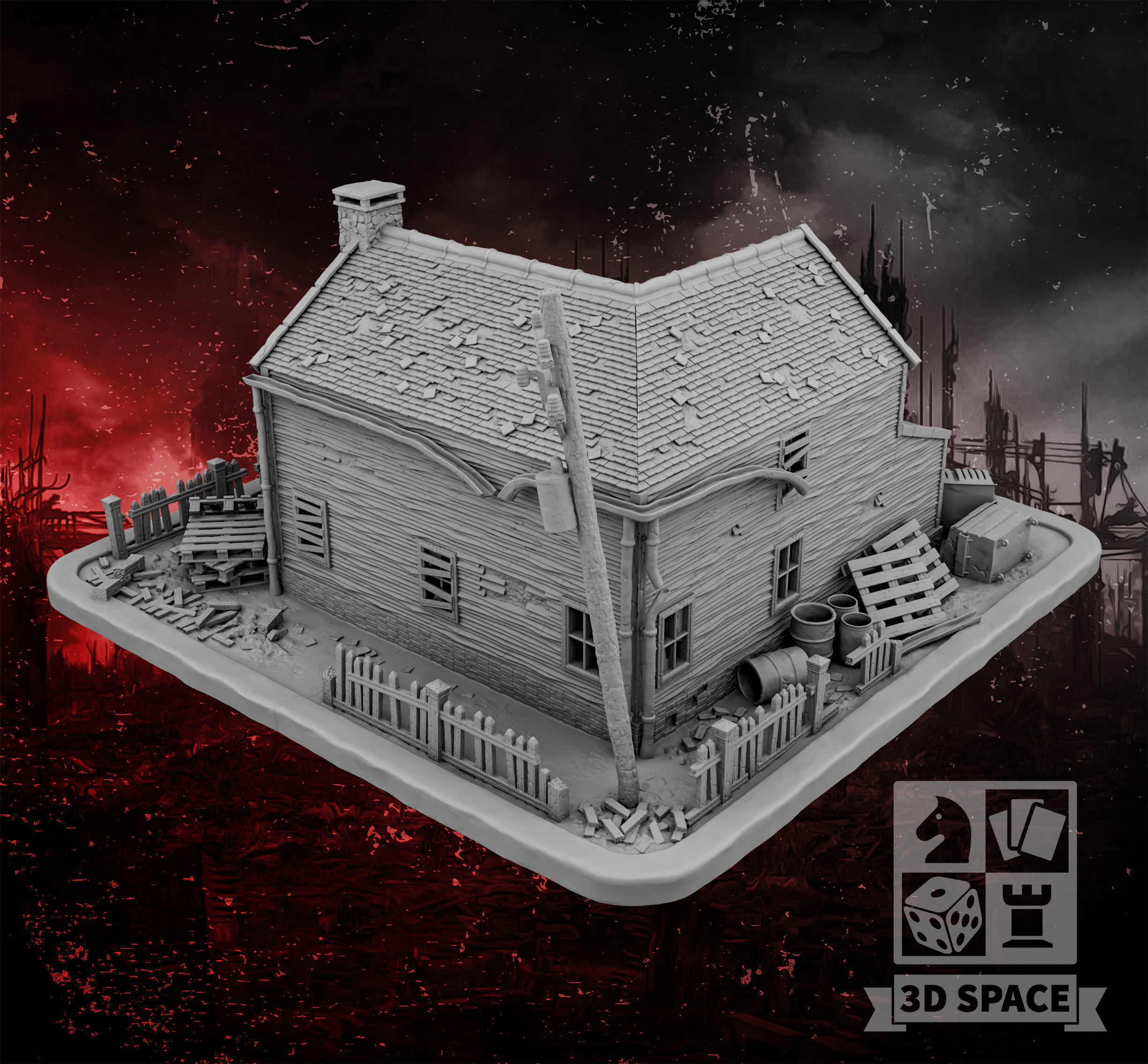 Cottage 3D print model_1