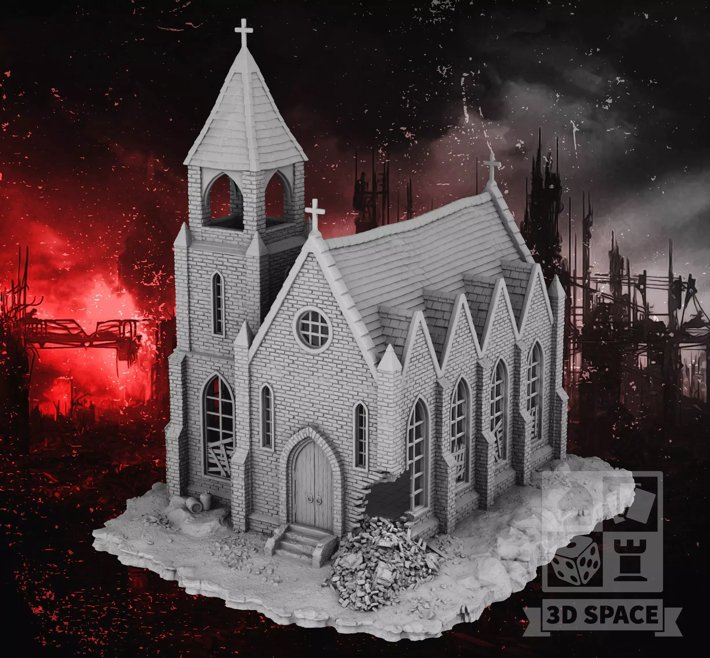 Church 3D print model_0