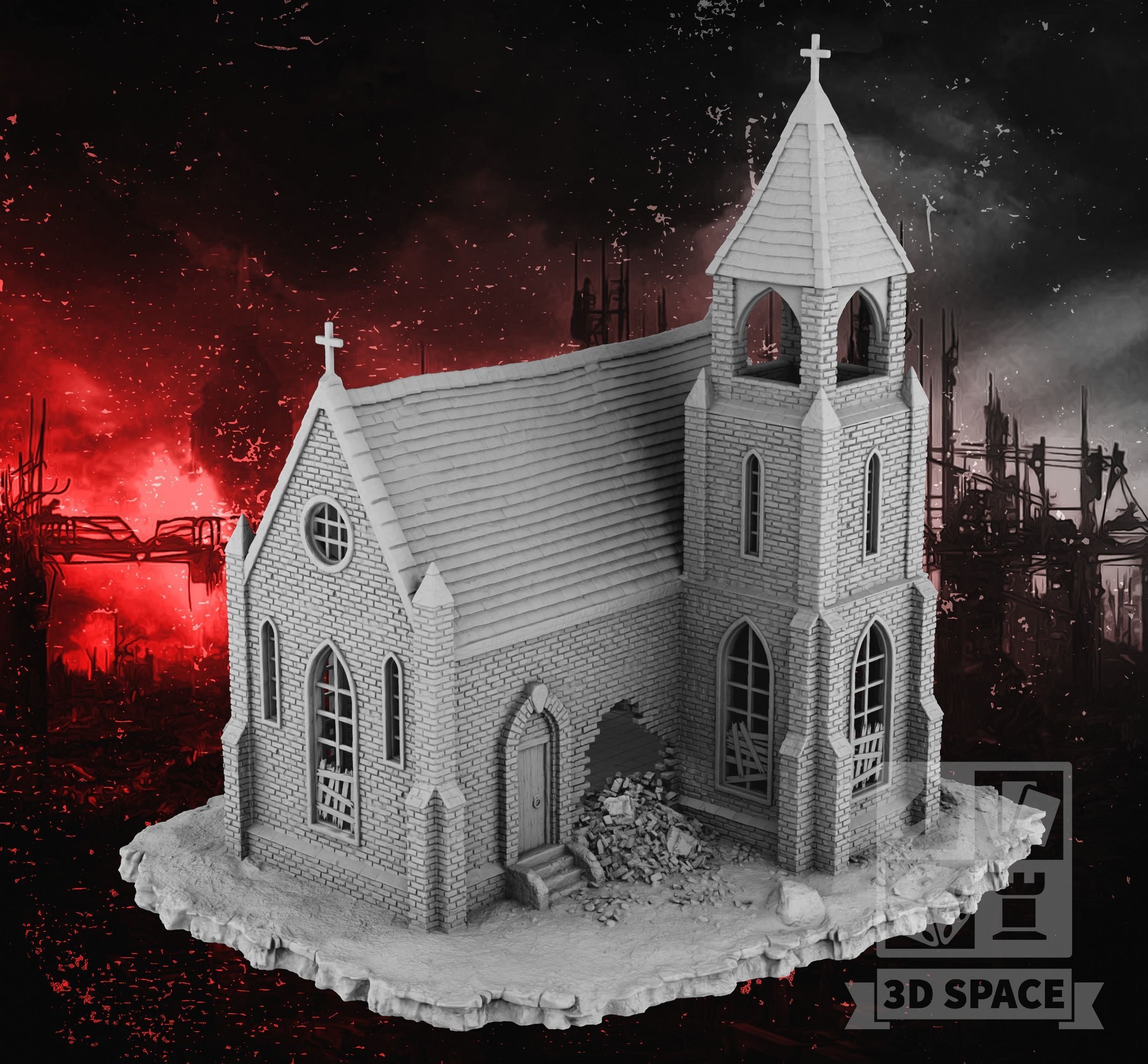 Church 3D print model_2