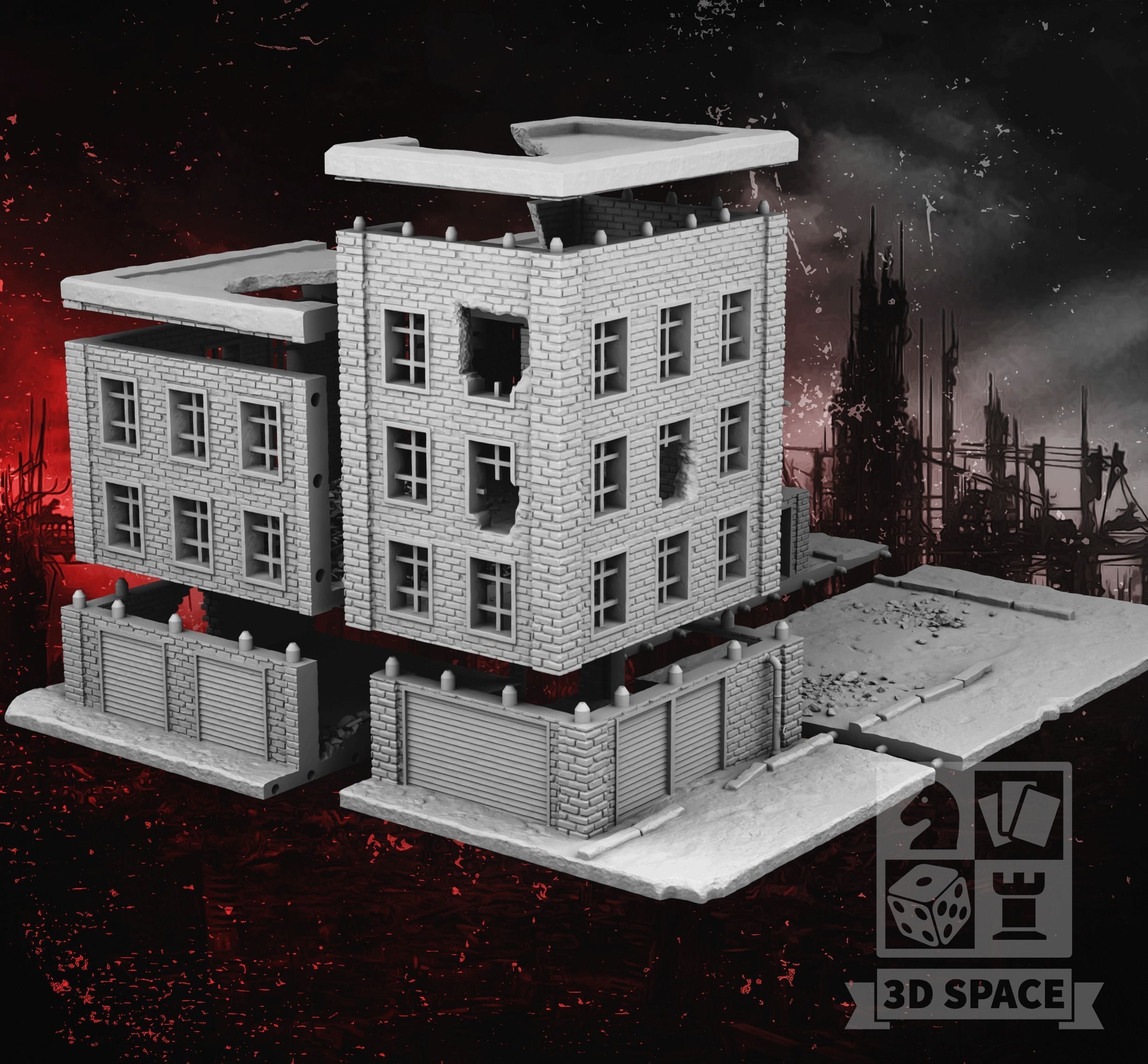 Alleyway 3D print model_3