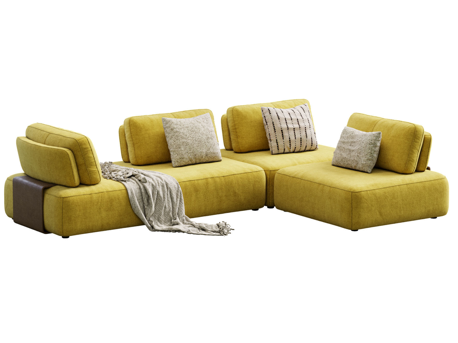 Sofa Puff By In Mood 3D model_16