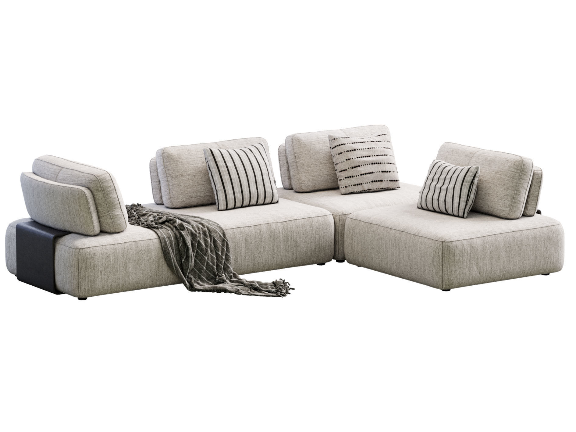 Sofa Puff By In Mood 3D model_8