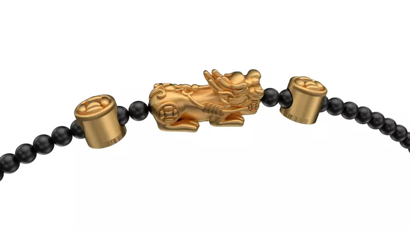 bracelet dragon 3D print model_0
