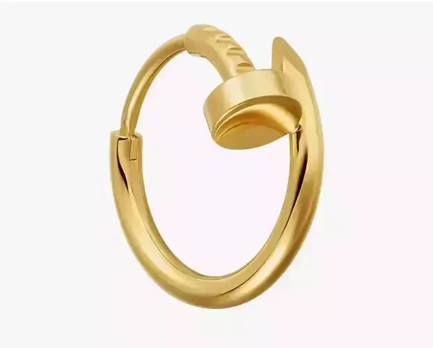 JUSTE UN CLOU EARRING 3D print model