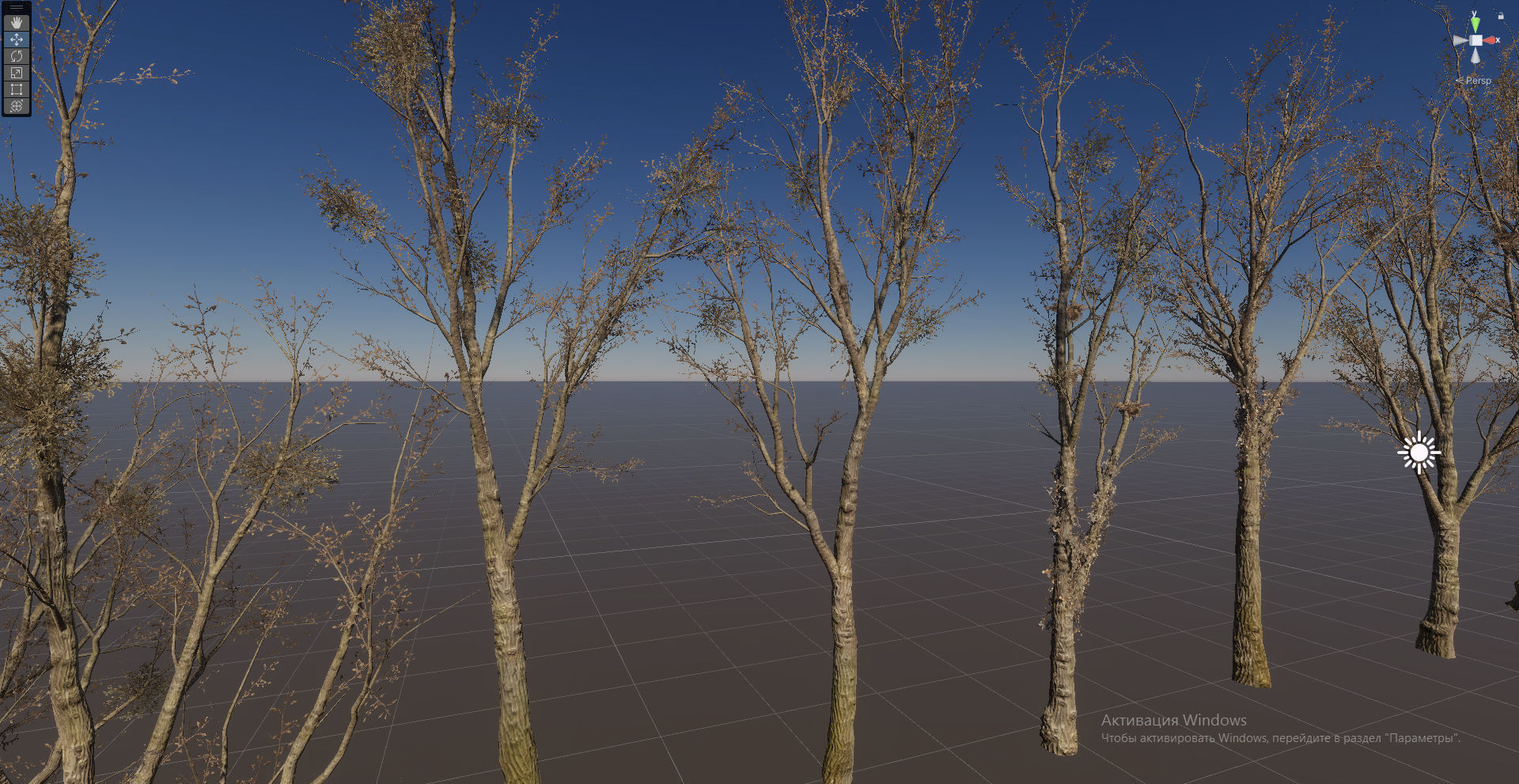 Horror Trees  Low-poly 3D model_18