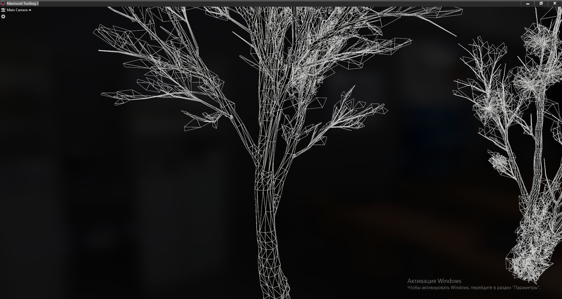 Horror Trees  Low-poly 3D model_26