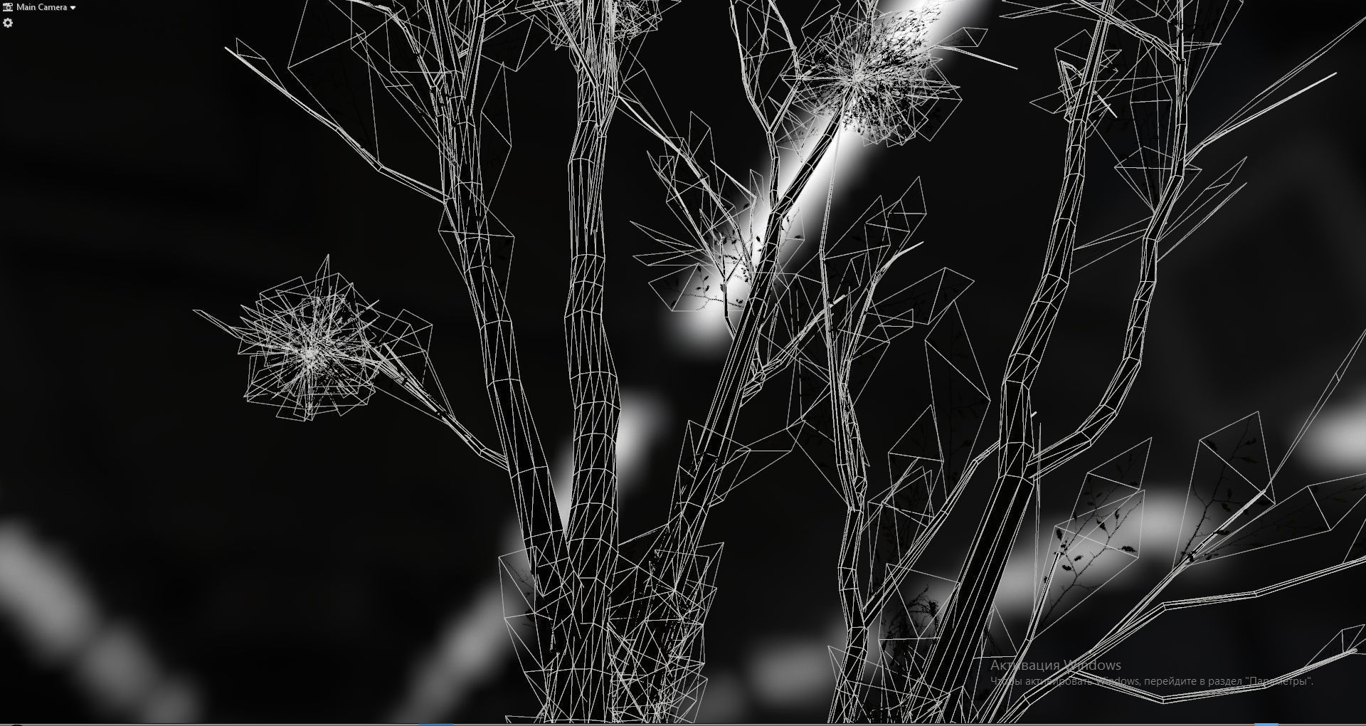 Horror Trees  Low-poly 3D model_27