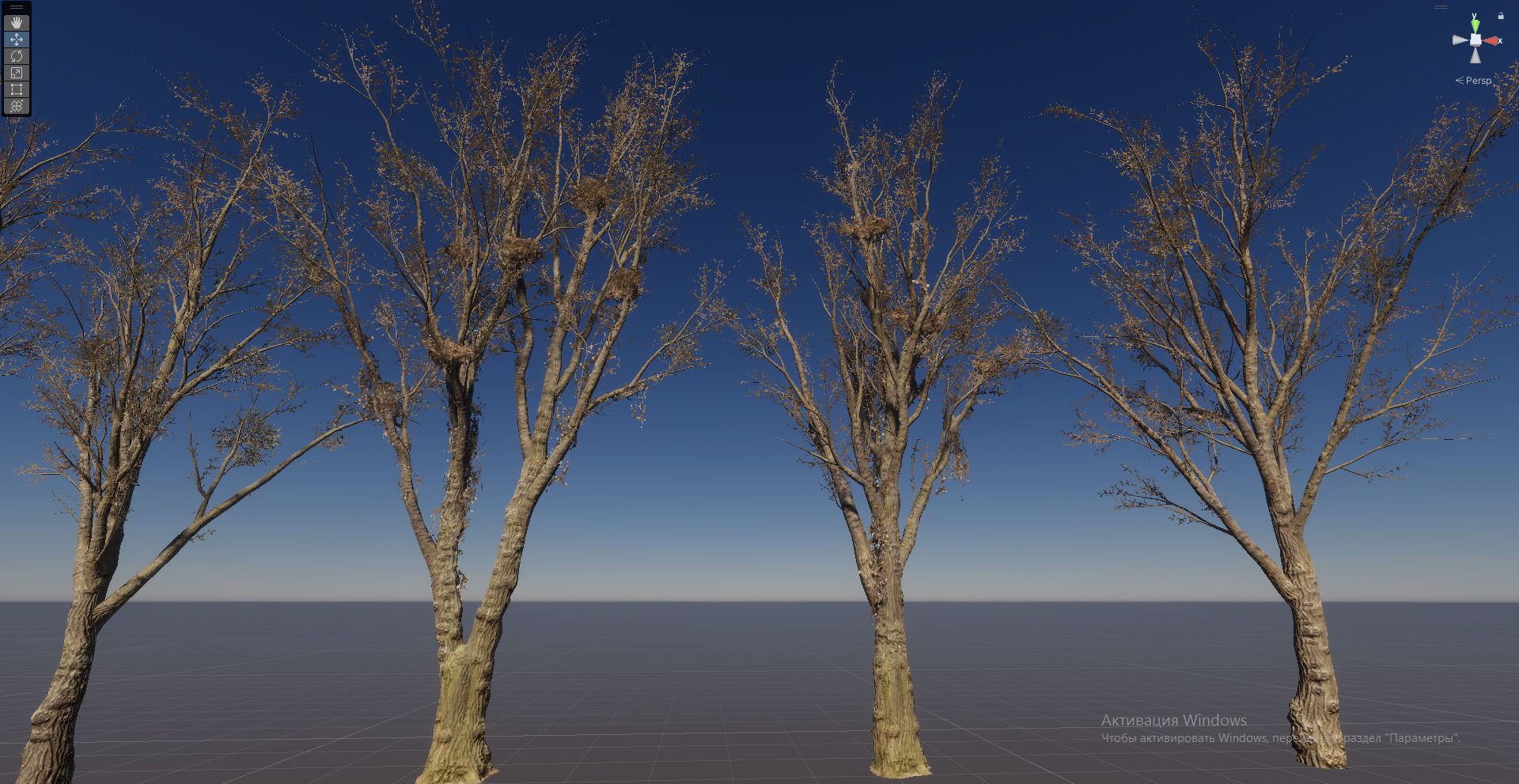 Horror Trees  Low-poly 3D model_19