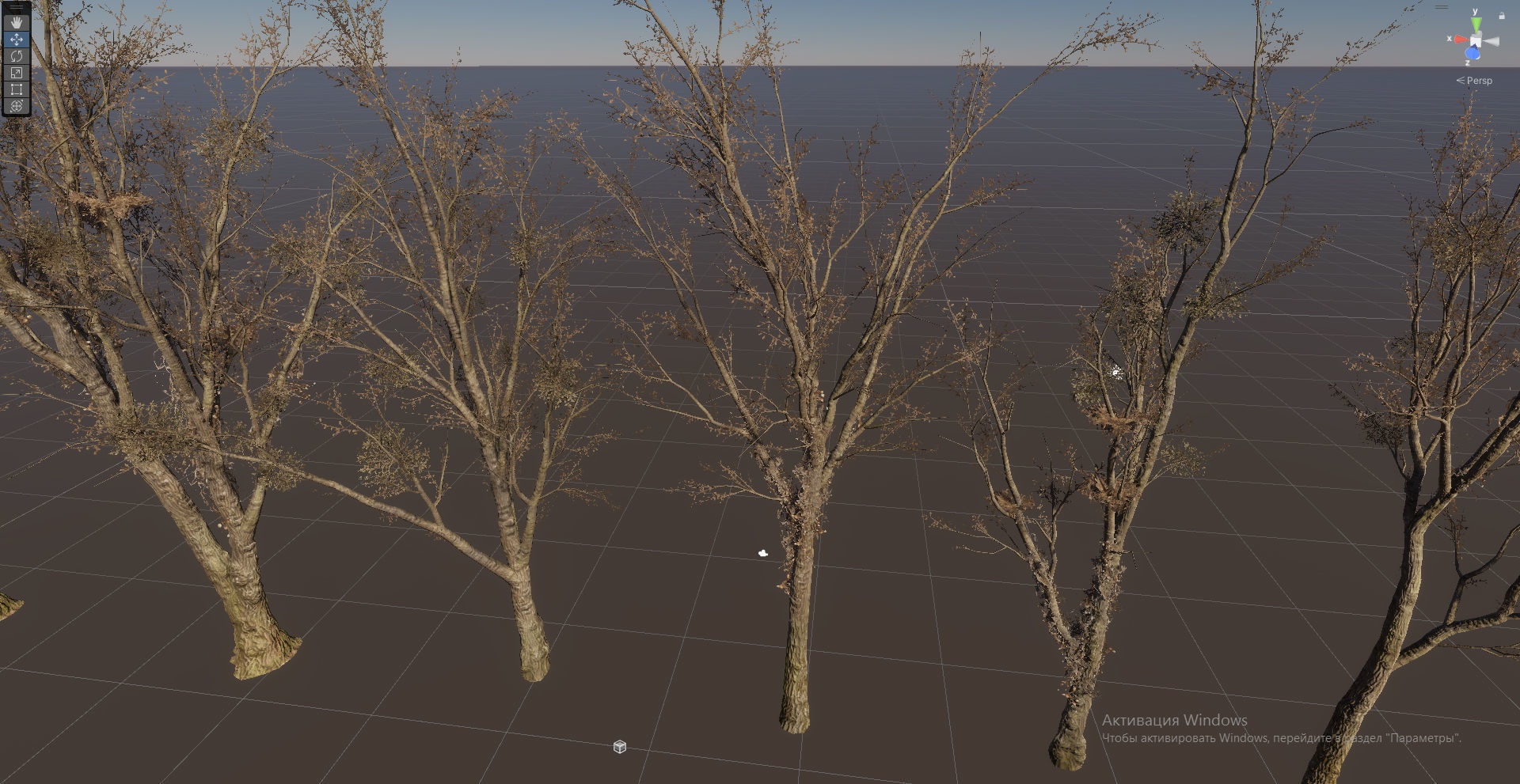 Horror Trees  Low-poly 3D model_17