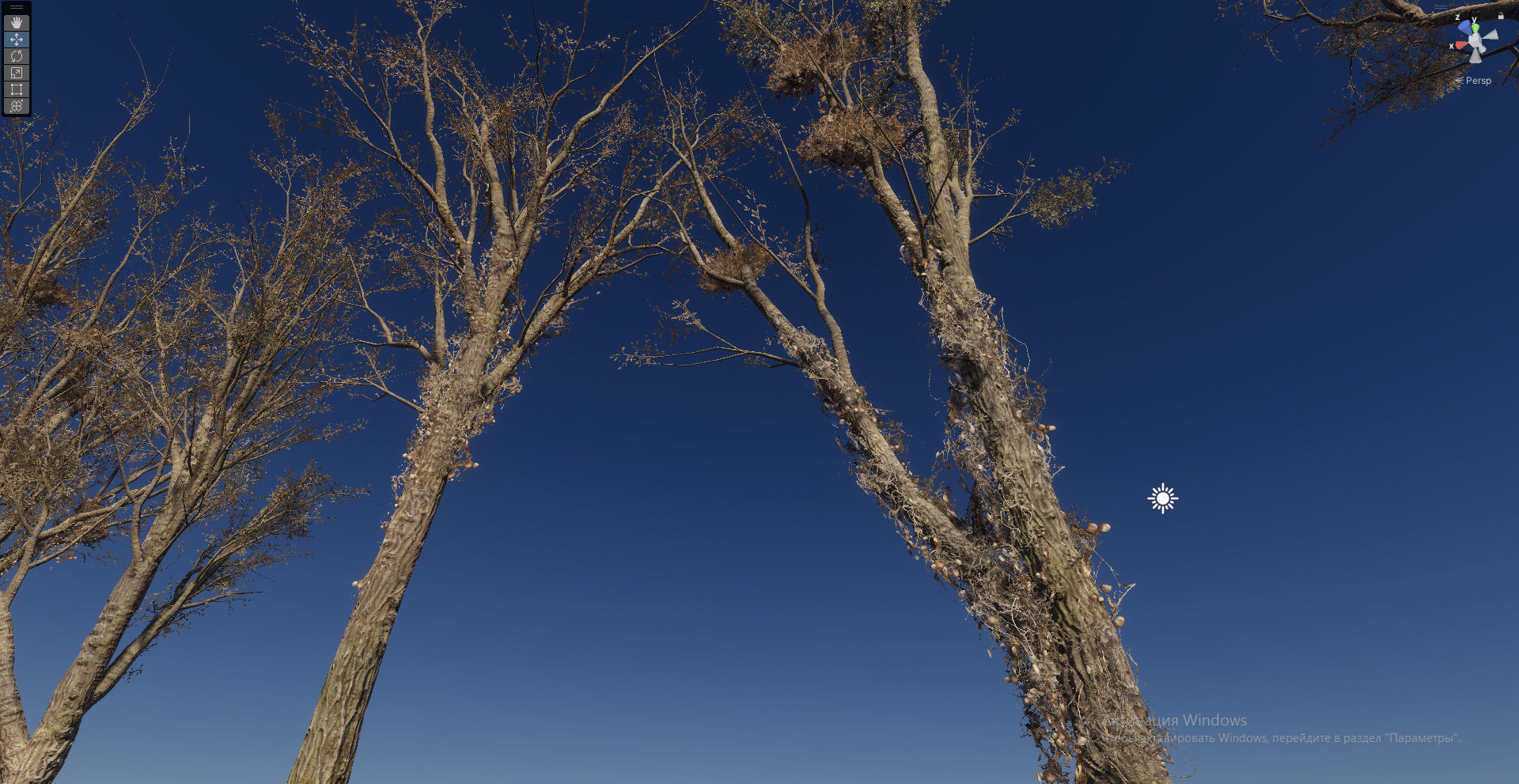 Horror Trees  Low-poly 3D model_21