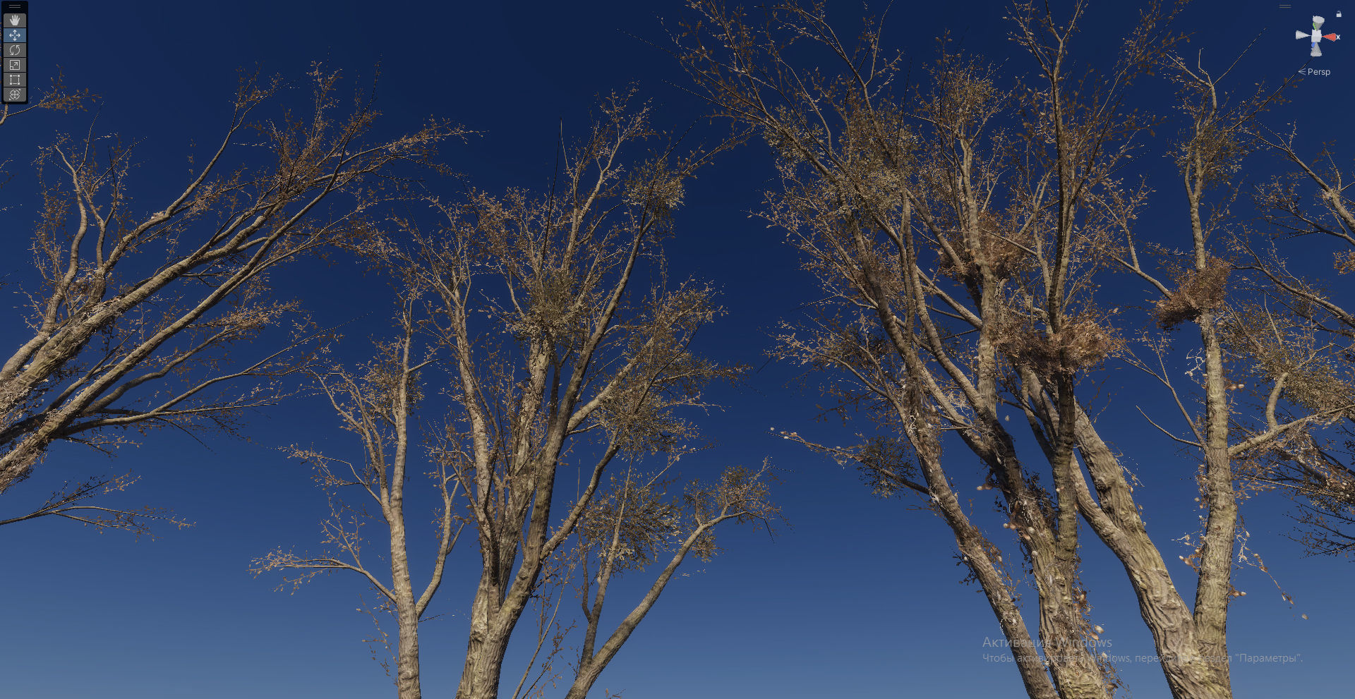 Horror Trees  Low-poly 3D model_8