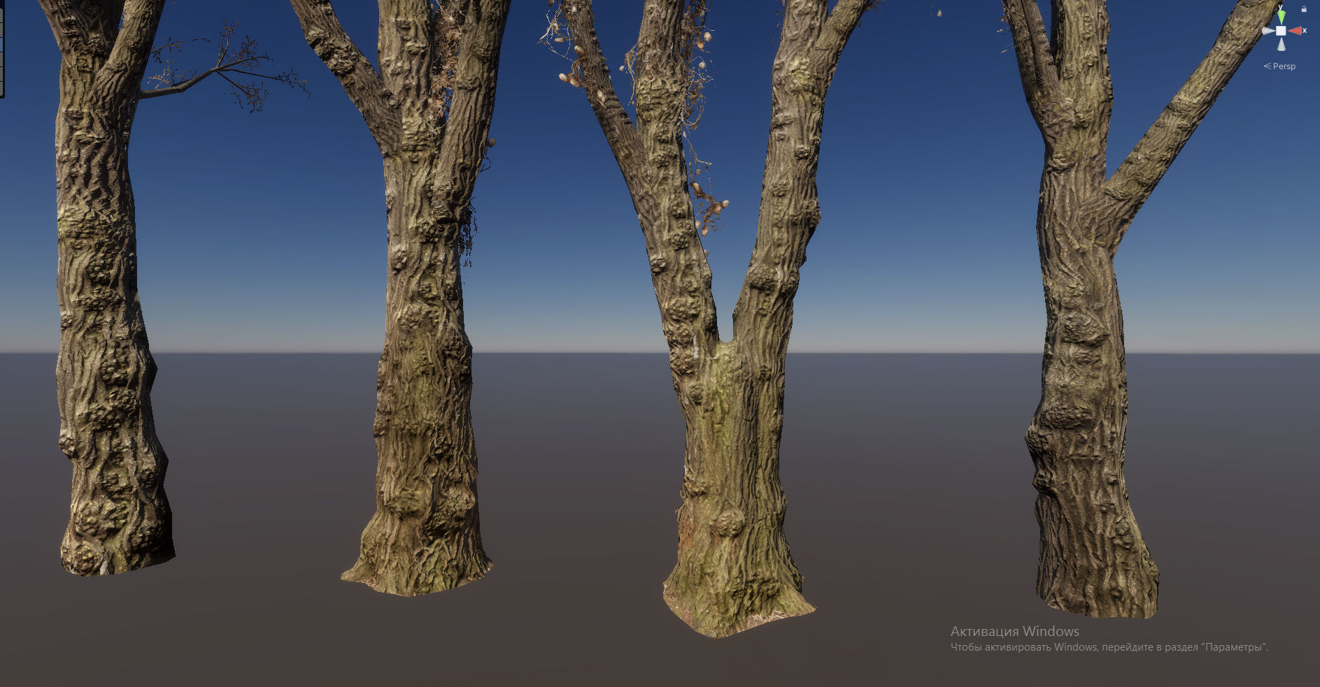 Horror Trees  Low-poly 3D model_11