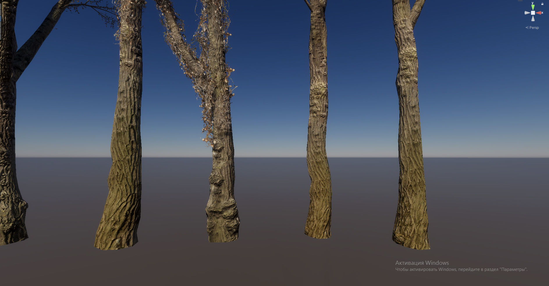 Horror Trees  Low-poly 3D model_10