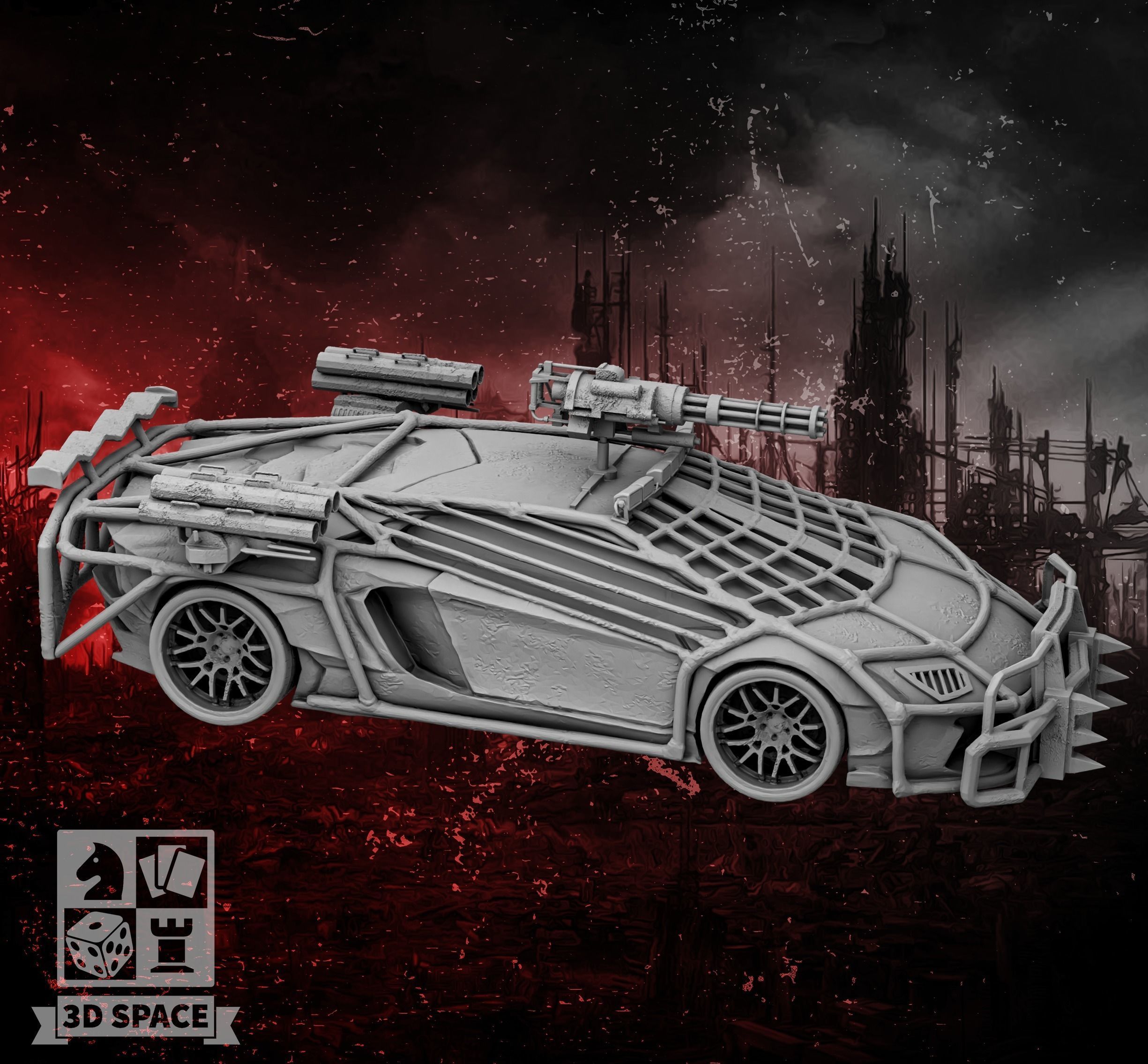 lamborgini apocalypce 3D print model_1