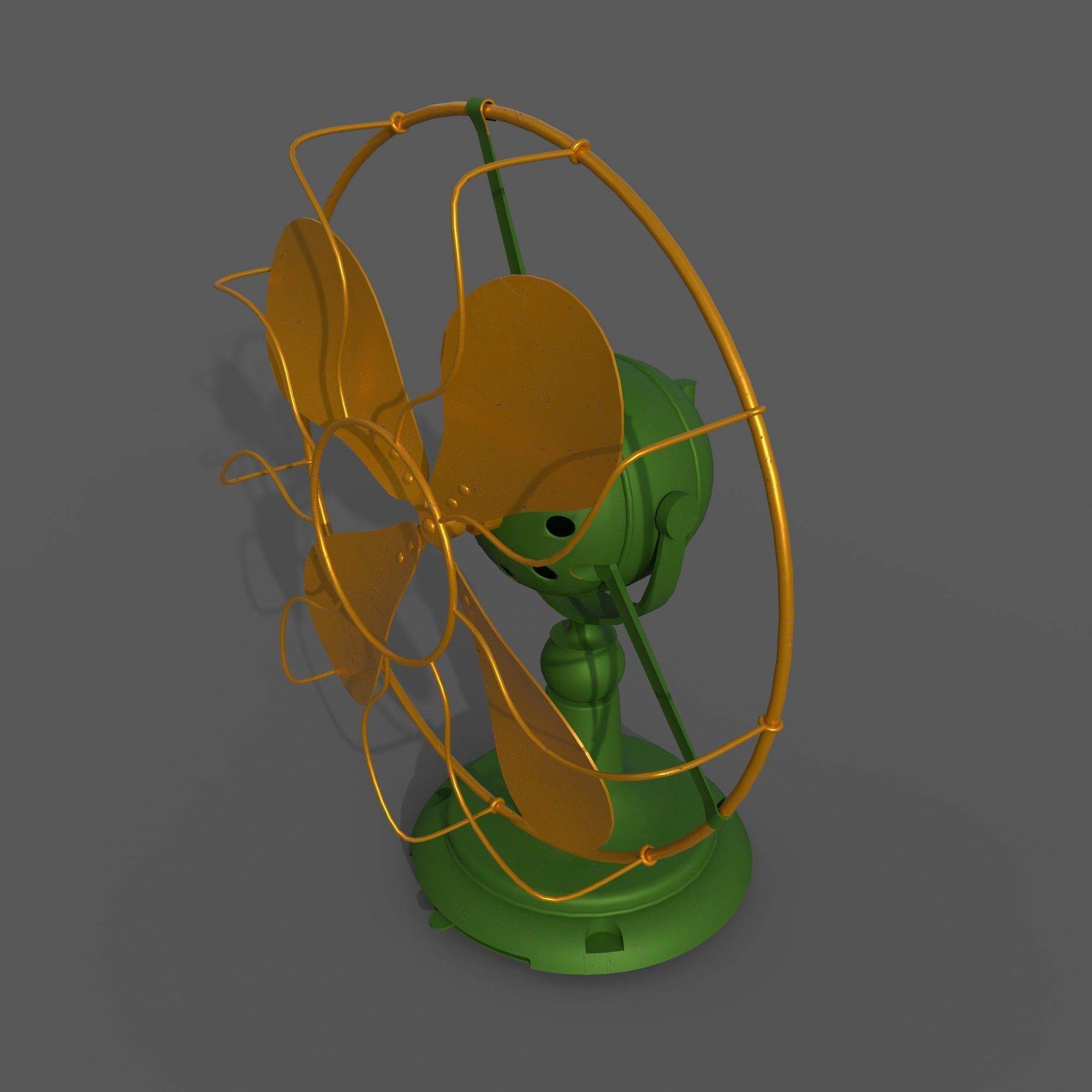 table fan 3D model_1