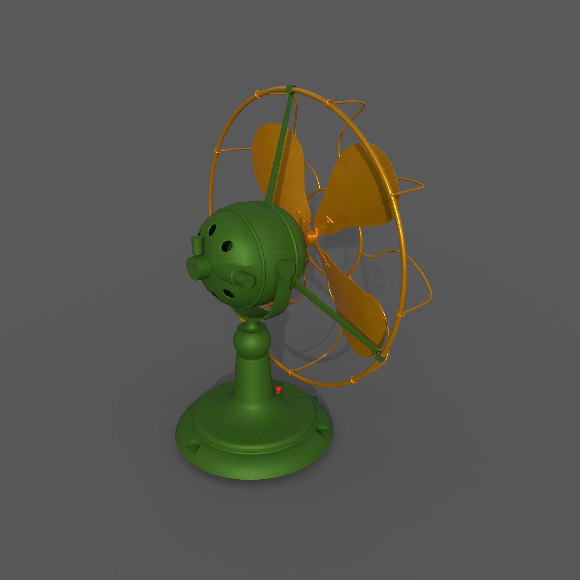 table fan 3D model_4