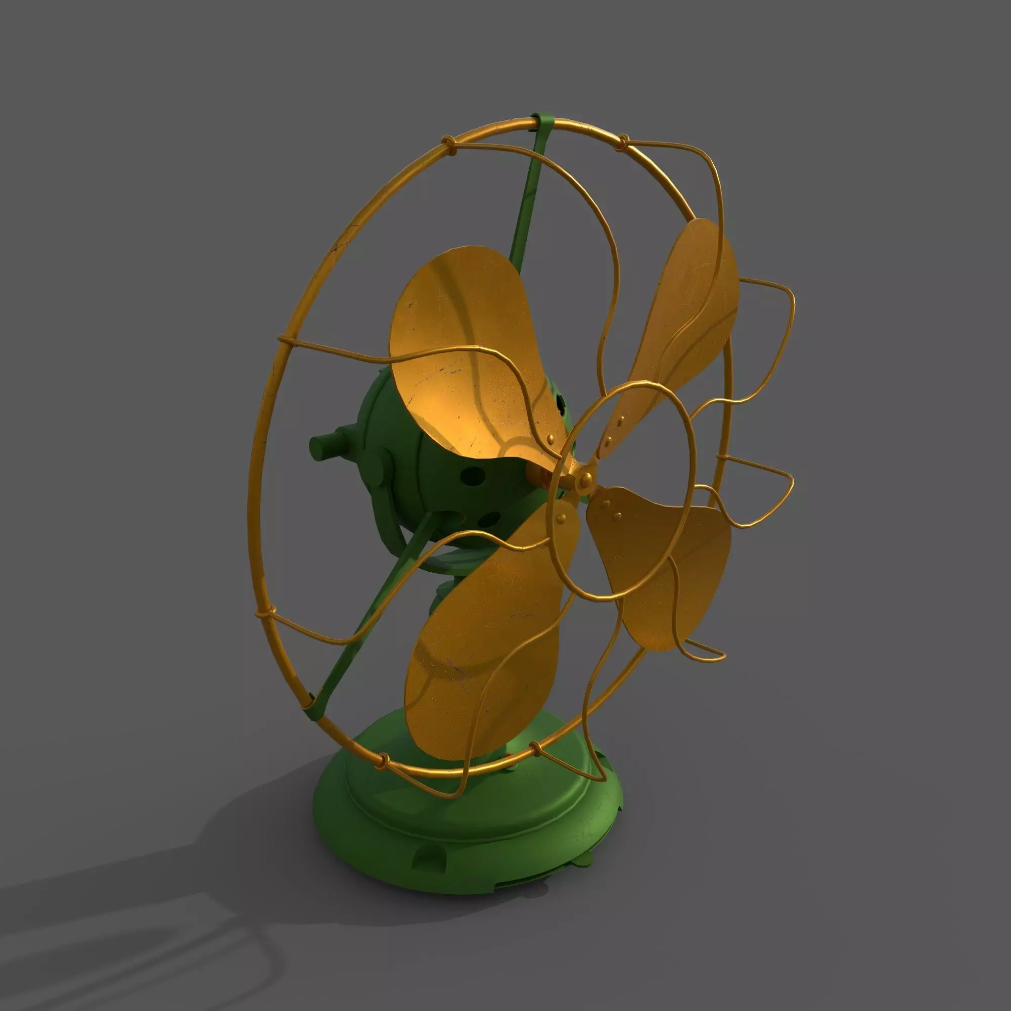 table fan 3D model_0