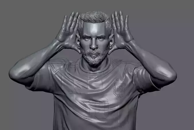 Lionel Messi World Cup 2022 Celebration  3D print  3D print model