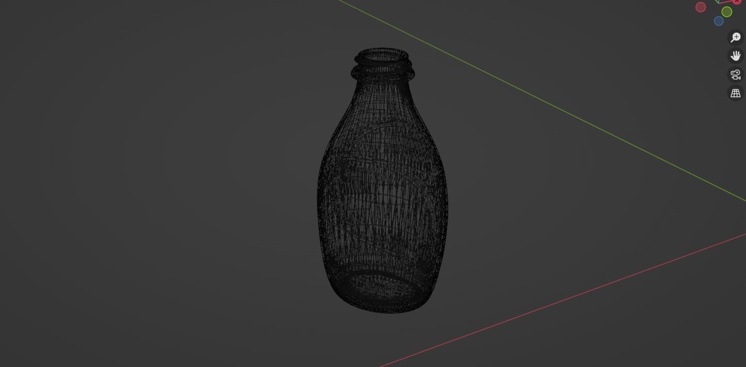 Metallic Bottle 3D model_3