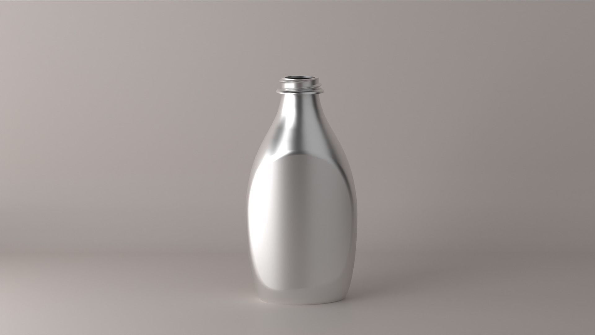 Metallic Bottle 3D model_1