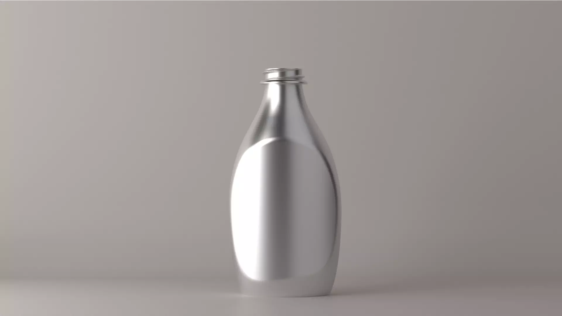 Metallic Bottle 3D model_0