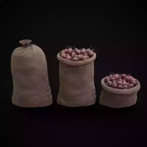 Burlap Sacks of Beets