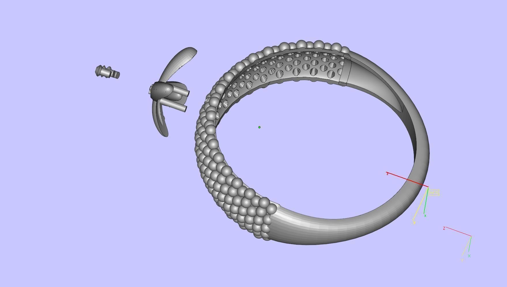 ring gold 3D print model_18