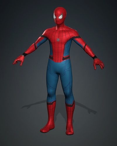 SPIDERMAN MCU Low-poly 3D model