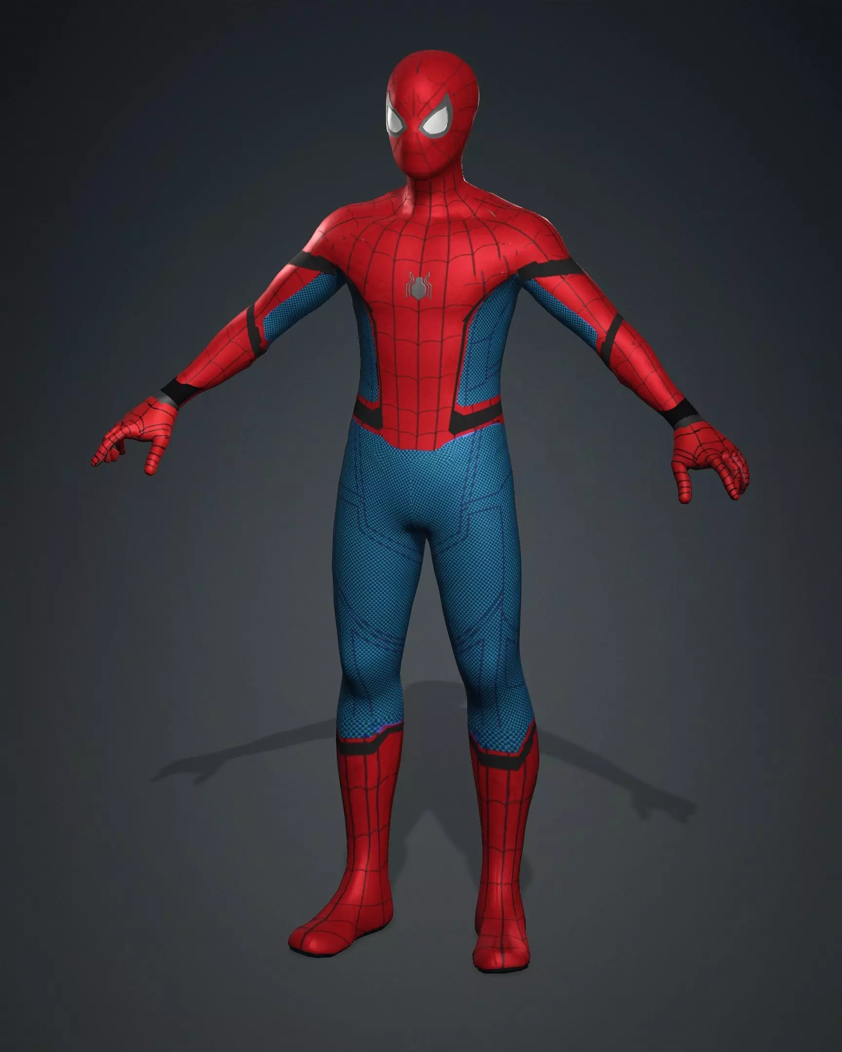 SPIDERMAN MCU Low-poly 3D model_0