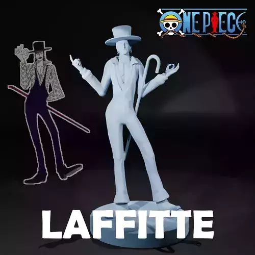 LAFFITTE - BLACKBEARD PIRATES - ONE PIECE 3D print model