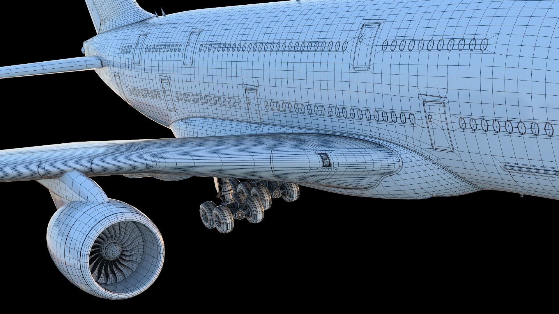 SKYFLY AIRPLAN HIGH POLY 3D model_12