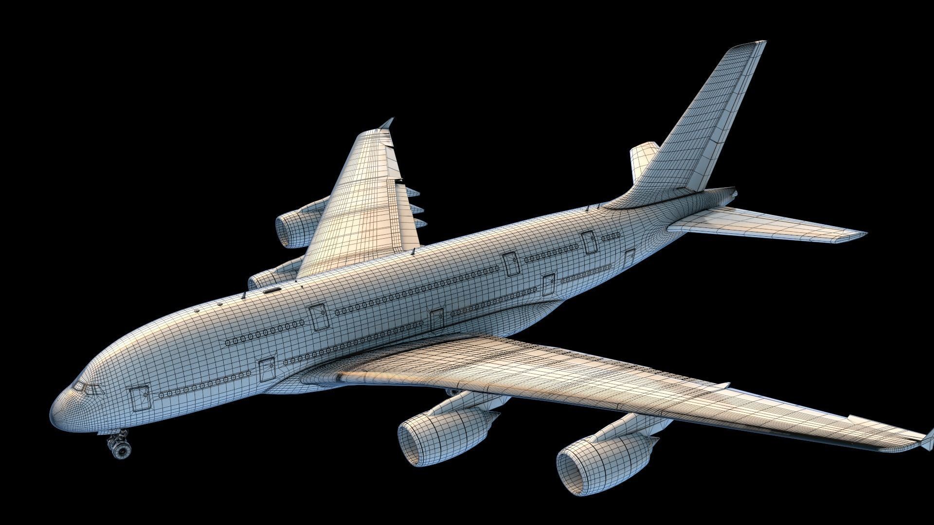 SKYFLY AIRPLAN HIGH POLY 3D model_9