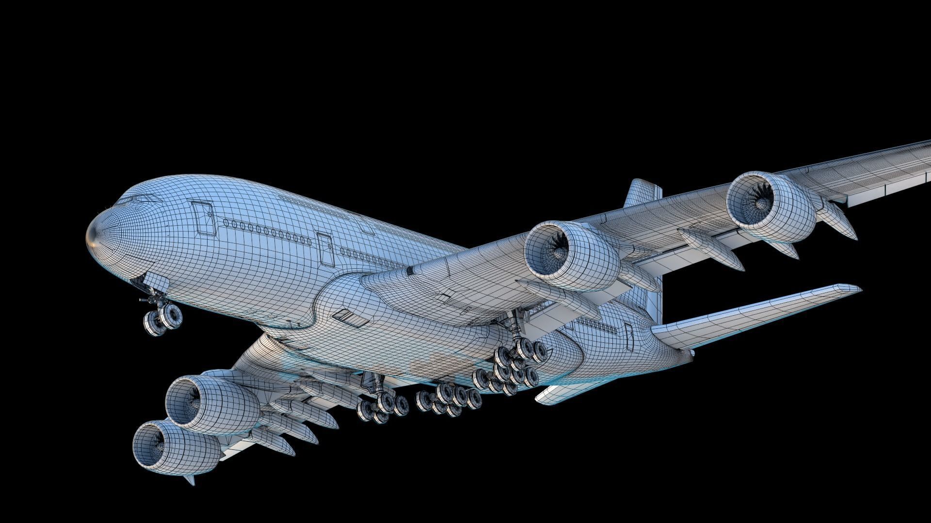 SKYFLY AIRPLAN HIGH POLY 3D model_11