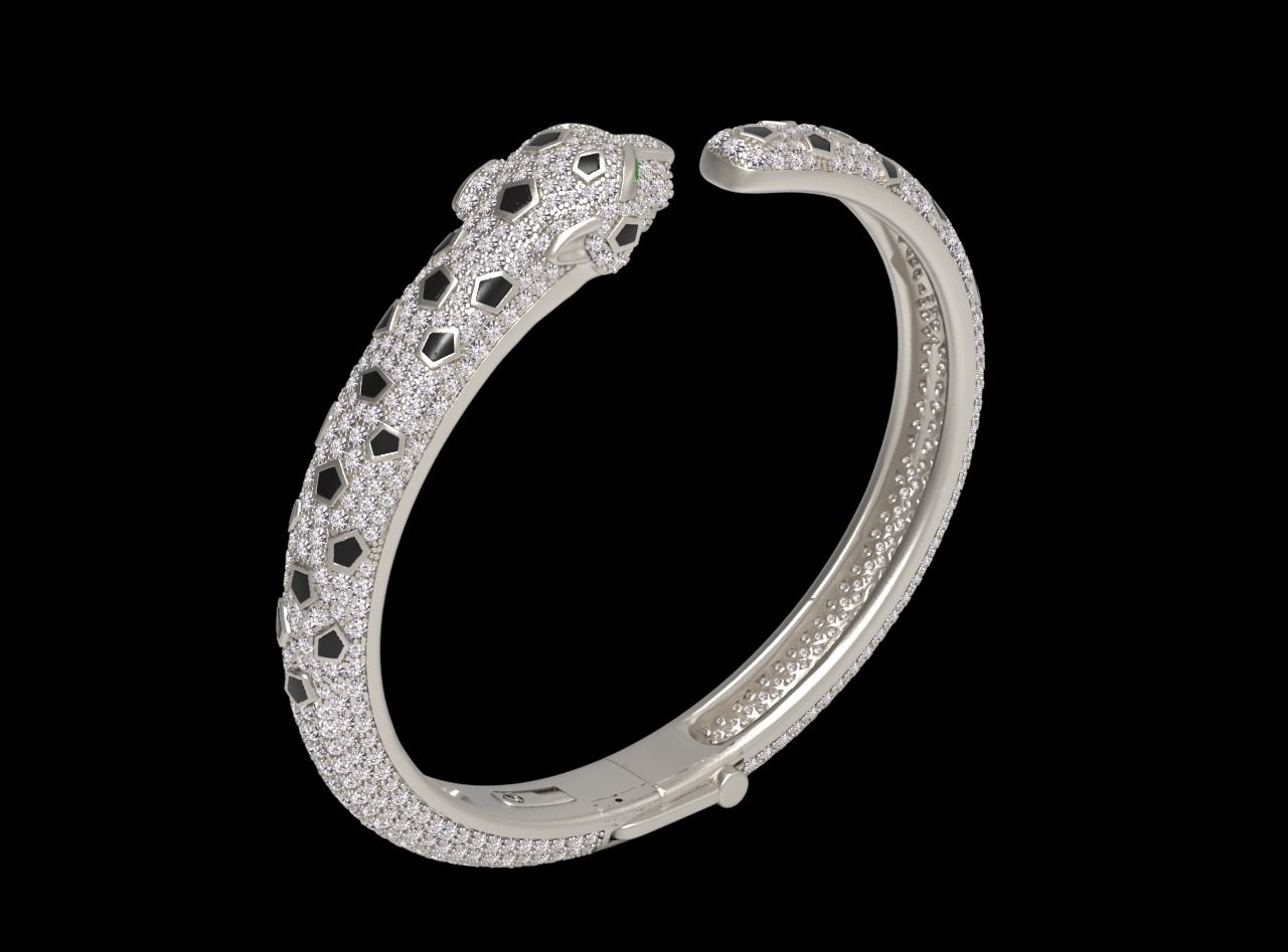BRACELET PANTHER 3D print model_16