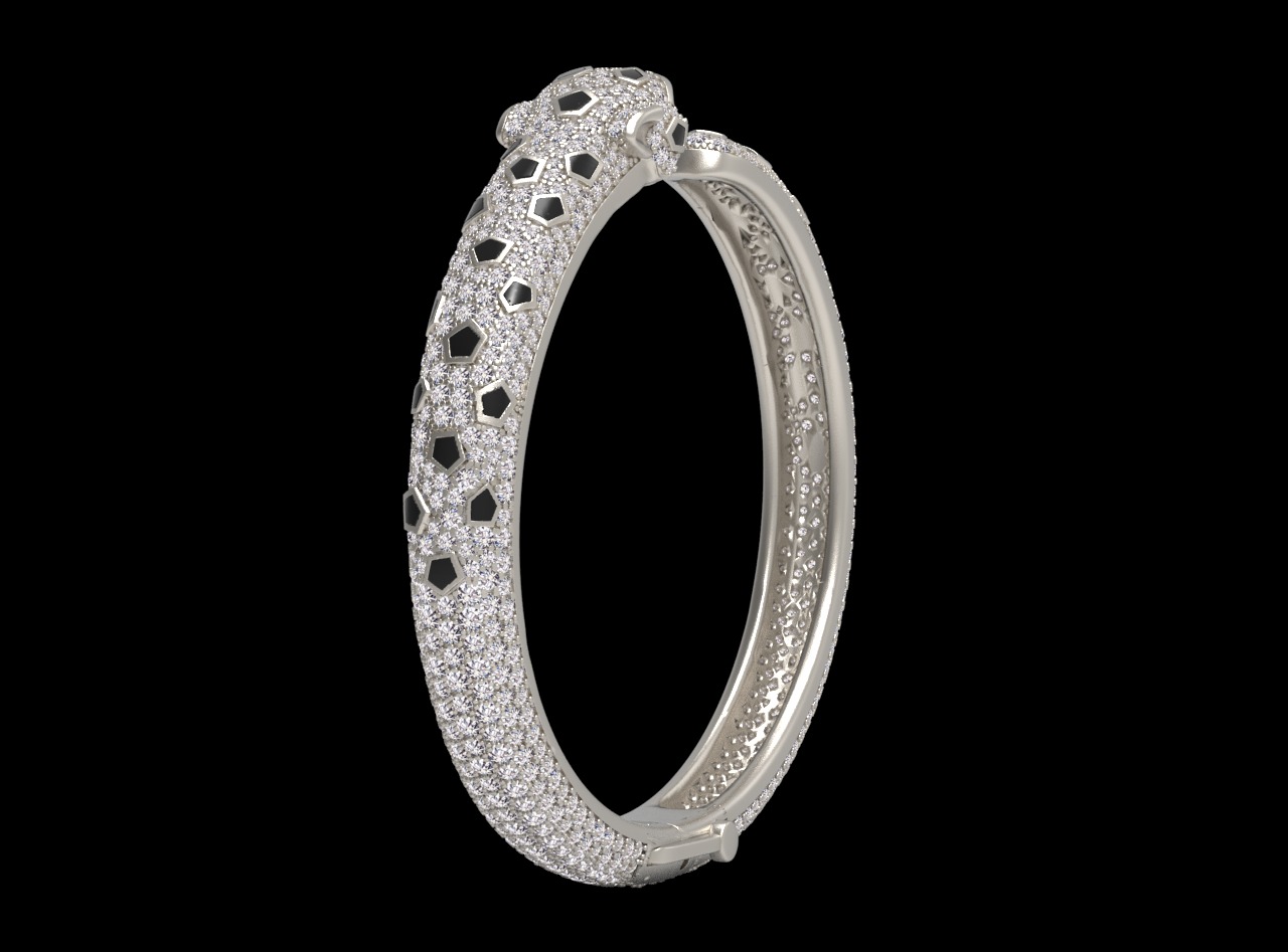 BRACELET PANTHER 3D print model_19