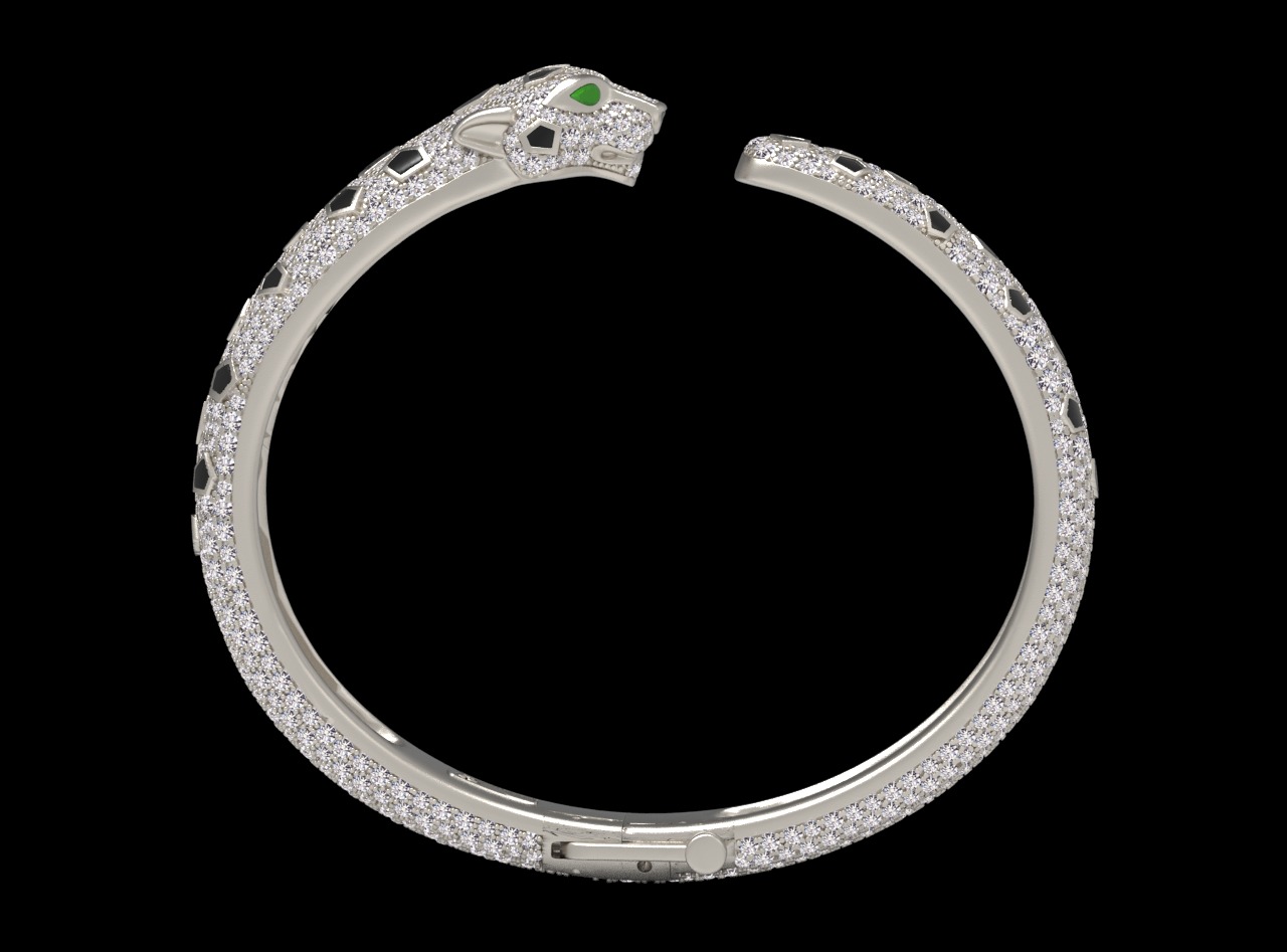 BRACELET PANTHER 3D print model_9