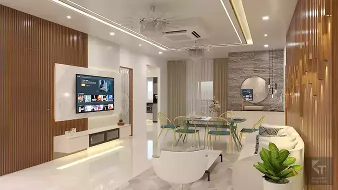 Living And Dining Interior Design - 5